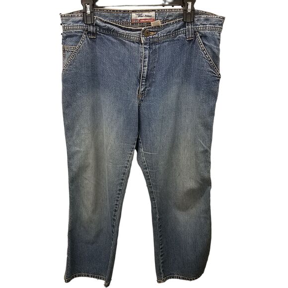 Old Navy Womens Size 12 Blue Solid Capri Denim Jeans - Picture 1 of 9